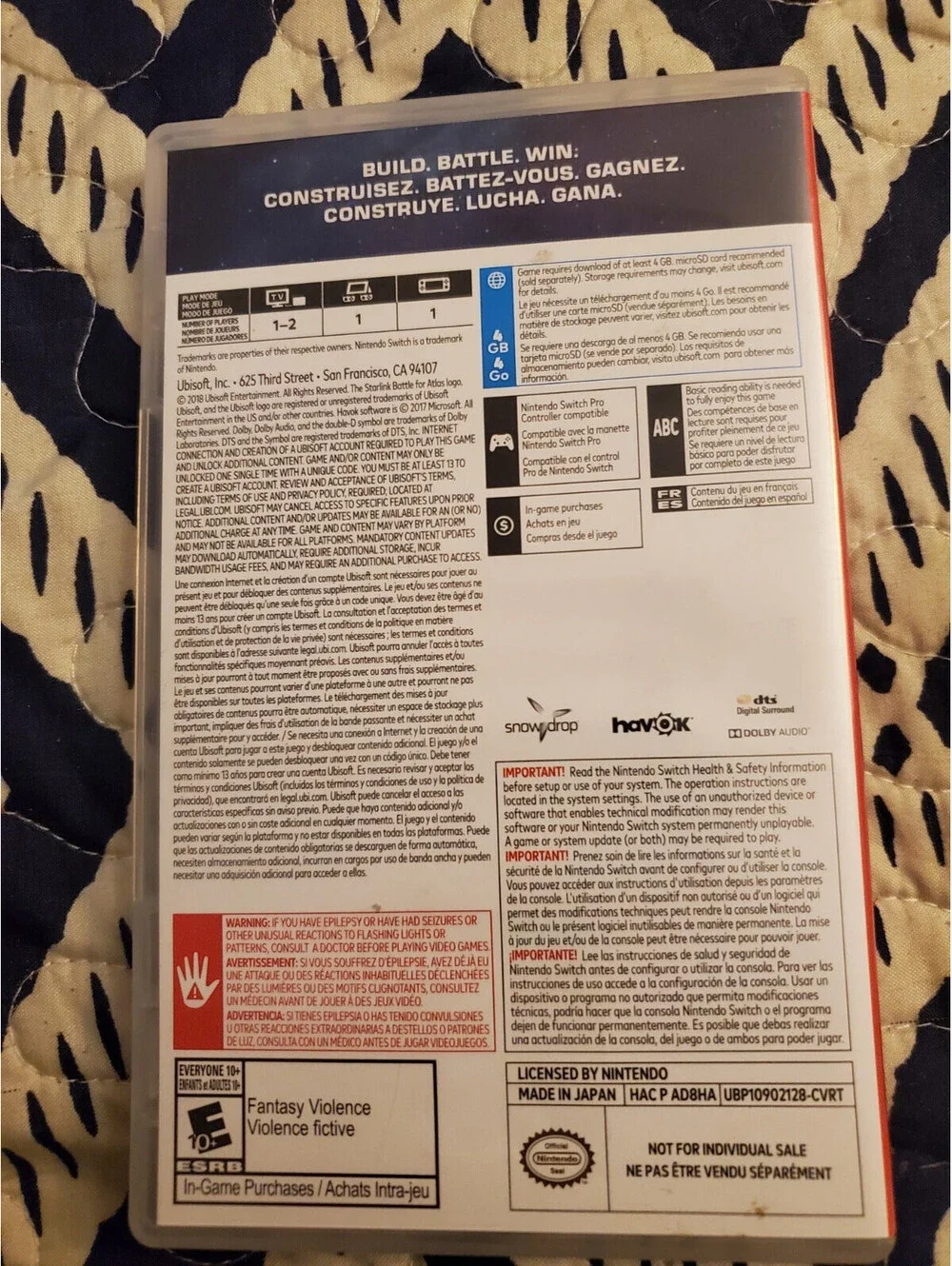 StarLink: Battle for Atlas (Nintendo Switch, 2018)